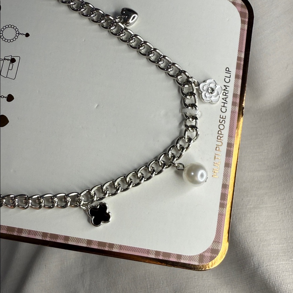 Silver Bag Charm With Accessories - Picture 5 of 5